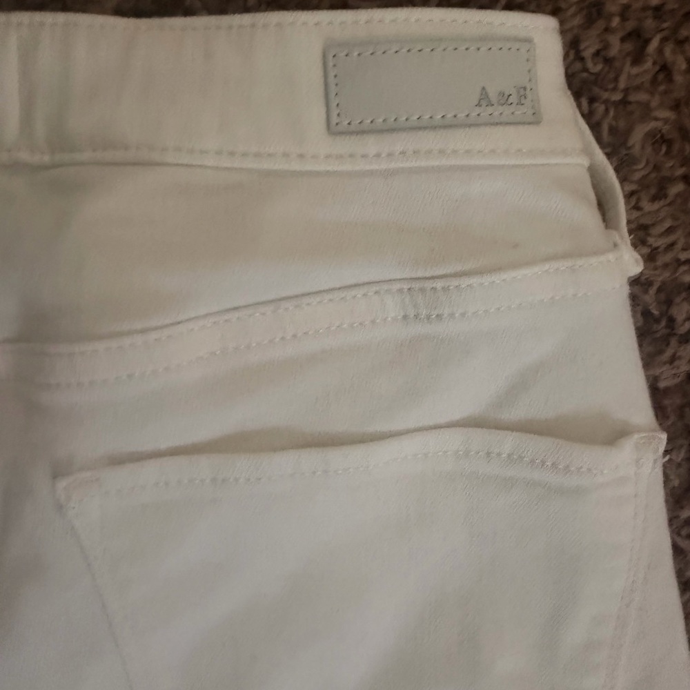 Abercrombie & Fitch Women's Cream Jeans
